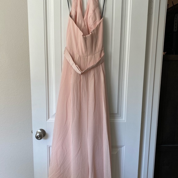 Blush Vera Wang Bridesmaid Dress - Picture 4 of 8